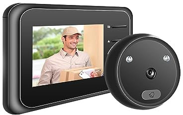 2.4 Inch Video Peephole Doorbell Camera Video-eye Auto Record Electronic Ring Night View Digital Door Viewer Entry Home Security