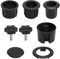 ZMDMAH 8 Stück Reduzierringe für Sonnenschirme, Sonnenschirm Ersatzteile, Reduzierung Schirmständer Adapter Terrassenschirm Ersatzteile Outdoor Reduzierungsstücke Schirmständer Für Gartenschirme