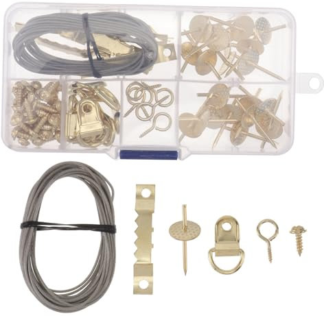 SHINEOFI Crochet De Suspension Pour Cadre Photo Domestique Kit De Crochets Cintre Pour Tableau De Suspension Accessoires De Quincaillerie