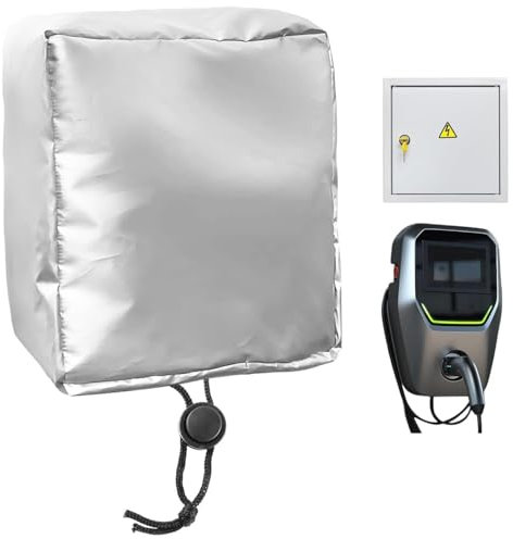 Copertura protettiva per stazione di ricarica EV, tessuto Oxford, 40 x 32 x 20 cm, montaggio a parete