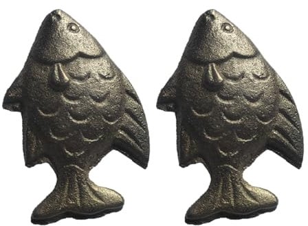 Cast Iron Fish - Safe Cooking Iron Deficiency Fish, Reusable Dietary Support Solution Supplement Alternative for Elderly Men Pregnant Women Kids