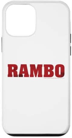 Hülle für iPhone 12 mini Rambo 80er Jahre Action Film Text Logo