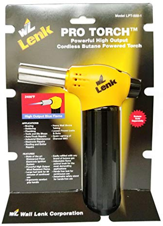 Wall Lenk LPT-500 Pro Torch - Ships Without Butane Fluid, Small
