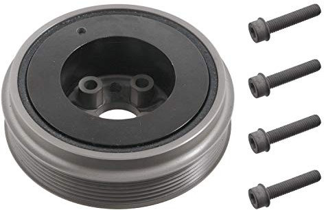 febi bilstein 33555 Riemenscheibe (entkoppelt) für Kurbelwelle, mit Schrauben , 1 Stück