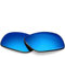 BlazerBuck Anti-salz Polarisierte Ersatzgläser für Oakley Turbine OO9263 - Eisblau