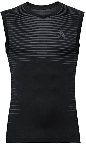 Odlo Herren Unterhemd BL TOP Crew Neck Singlet Performance Light, Black, M, 188162_15000_M
