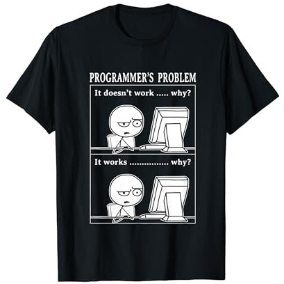 Programmer Funny Problem It Works Computer Science Nerd T-Shirt
