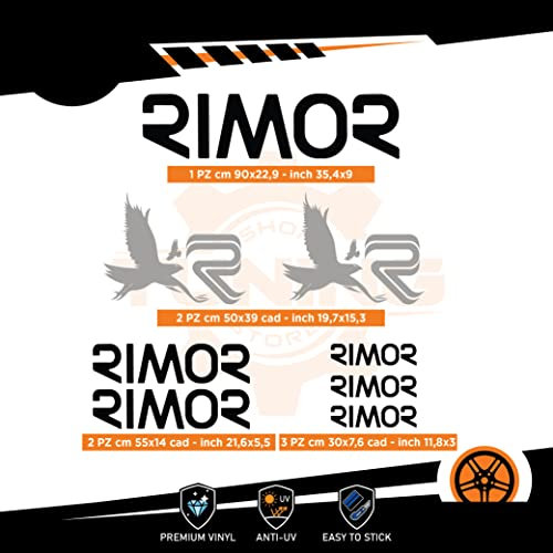 Generico Aufkleber-Set für Camper Rimor - Version B