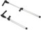 Soporte de Elevación de Ventana RV, 2 Piezas Varilla de Soporte de Ventana RV 310-435 Mm Aleación de Aluminio Telescópica para Remolque de Autocaravana