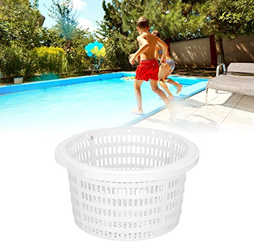 Panier d'écumoire,Panier Skimmer Piscine,Panier de Skimmer Amovible pour Piscine,Panier d'écumoire en Plastique pour Piscine Hors Sol,Filtre Skimmer Piscine,Panier de Skimmer,7.1x7.5x3.9in