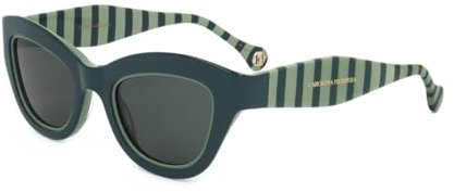 Carolina Herrera Her 0086/S Brille, Striped Green, 51 für Damen, grün (Striped Green), 62