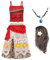 AYIMEIS Mädchen Prinzessin Vaiana Kostüm Prinzessin Verkleidung Kinder Prinzessin Kleid mit Zubehör Geburtstag Party Weihnachten Halloween Karneval Cosplay Kleider