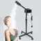 Sauna Facial Vapeur Visage Vaporisateur Facial Ozone Aromathérapie Soins Esthetique Ozone Visage Massage Spa Buse Rotative à 360 ° (Noir)