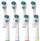 Ersatzbürsten für Oralb Dual Clean, Ersatzköpfe kompatibel mit Braun Oralb, passend für Vitality, Triumph, Genius, Professional und andere, 8 Stück