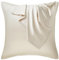 Seiwohl Satin Kissenbezug 80x80 2er Set, Weich wie Seidenkissenbezug Silk Pillowcase, Vegane Seide Kopfkissenbezug Kissenhülle Seidenkopfkissen Kopfkissen bezug für Haar und Haut, Beige