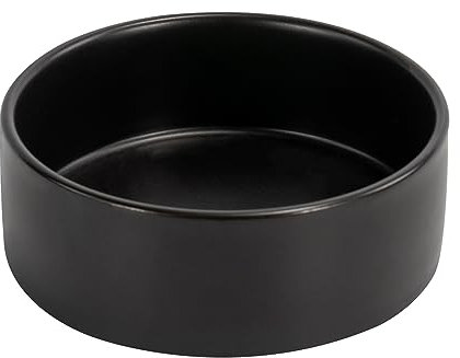 SPUNKYJUNKY Gamelle en céramique pour Chien, gamelle pour Chat et Chien (1800 ML, Noir)