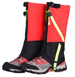 Lixada Outdoor wasserdichte Gamaschen Schneewandergamaschen Zweilagige, atmungsaktive Skigamaschen für Outdoor-Hosen zum Wandern, Klettern,Trekking und Skifahren Unisex(Adults Children optional)