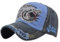 thematys Trucker Cap - Vintage Classic & Shark Hai Design, 100% Baumwolle, 54-60 cm, Atmungsaktiv, Sommer Denim Look, Outdoor, Used Washed (DE/NL/SE/PL, Alphanumerisch, Einheitsgröße, Style001)