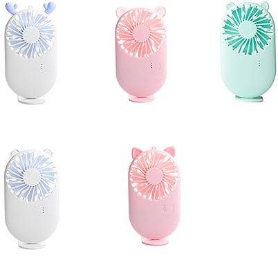 Yardenfun Ventilador Usb Recargable Silencioso Mini Portátil Para y Ventilador De Mano y Verde