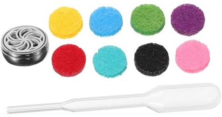 Housoutil Clip Mini Aromatherapie Halter Aroma Klemme Dekor Maskenversorgung Bekleidungsversorgung Halter Für Ätherische Öle Aromatherapie Klammer Medaillon Für Ätherische Öle