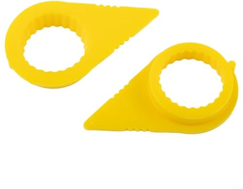 Sileduove 19 mm admutter-Indikator für lose Radmuttern, Gelbe Radmutternindikatoren, LKW-Sicherheit, 25er-Pack, Indikator für lose Radmuttern