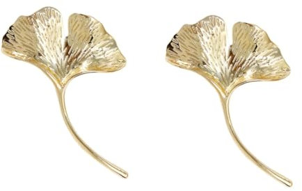 CONGARTENO 2Stücke Ginkgo Brosche Anstecknadel für Damen Dekorative Kleidungspins für Schals Jacken und Taschen Fashion Accessoires