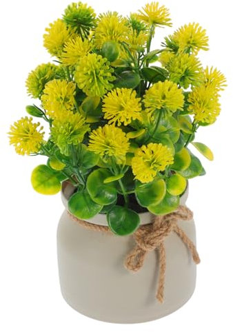 GARVALON Künstliche Bonsai-Pflanze Im Topf Deko-Element Seidenmaterial Für Büro Und Schlafzimmer Für Stilvolle Inneneinrichtung