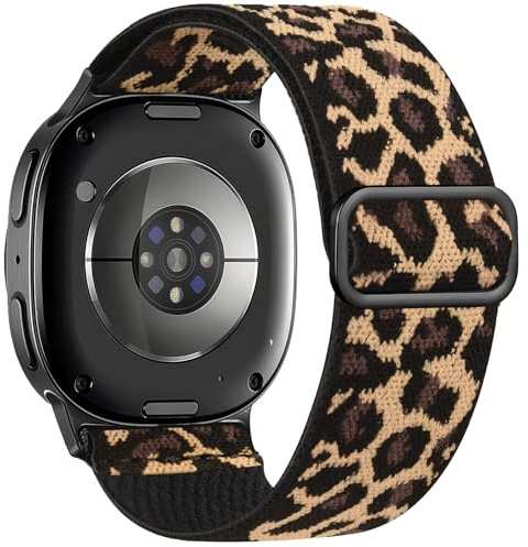 Geflochtenes Armband Kompatibel mit Samsung Galaxy Watch 9/8 40mm 44mm/8 Classic 46mm Damen Herren, Elastisch Sport Nylon Loop Armbänder für Galaxy Watch 8/9 Series