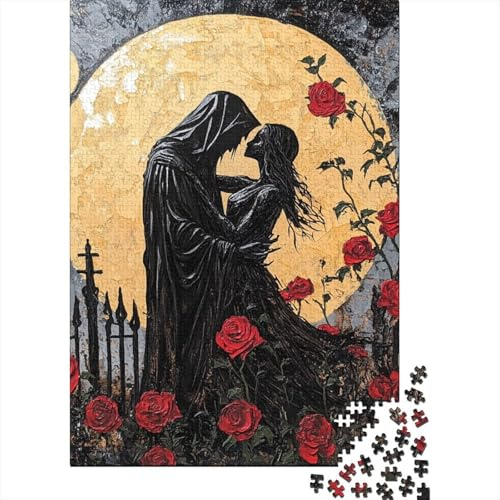 Skeleton_lovers 1000-teiliges Puzzle für Erwachsene Puzzle Papppuzzle Herausforderndes Spiel 1000 Teile (38x26cm)