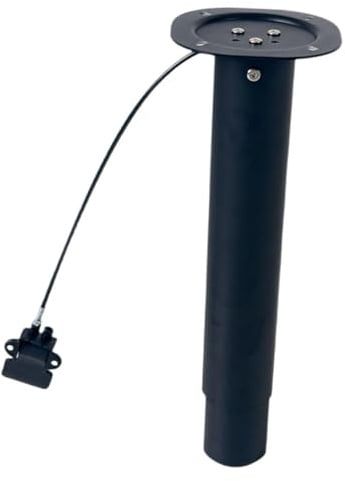Qectial Pneumatische Wohnmobil-Hebetischbeine Höhenverstellbar, Pneumatisches Tischbein, Anhebbare Tischplatte Teleskopständer für Arbeitstisch, Bartisch, Campingtisch, DIY Möbel, 410 bis 610 Mm