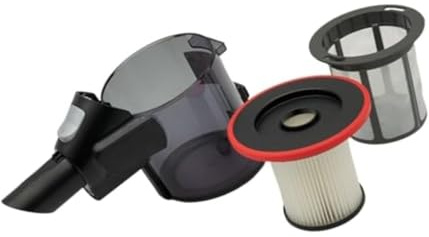 12029996 Staubbehälter für kabellose Staubsauger der Unlimited Serie 6, Ersatz-Staubbehälter, Staubsaugerzubehör, mit Faltenfilter und Vorfilter