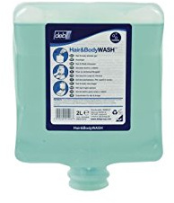 Deb BN250-2 Estesol Hair and Body Wash, 2 Litre Cartridge