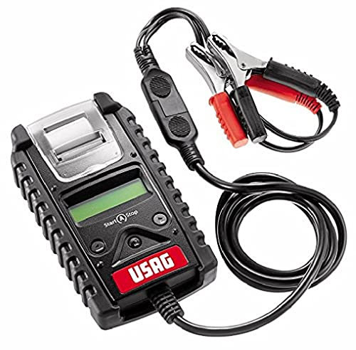 USAG U08901000 Tester Digitale per Batterie con Stampante, Assortiti Colori