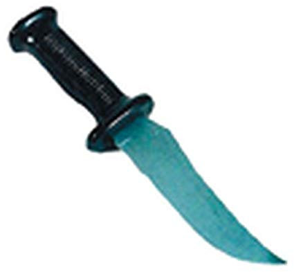 Karneval Zubehör Gummi Messer 27cm zum Kostüm Fasching Halloween