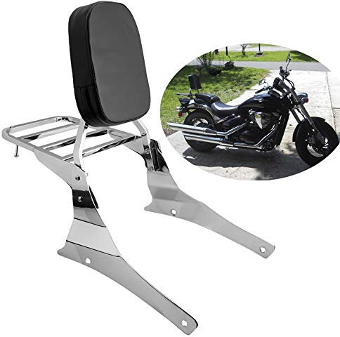Samger Sissy Bar Bagages Détachable Coussin Dossier Moto