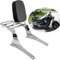Samger Sissy Bar Bagages Détachable Coussin Dossier Moto