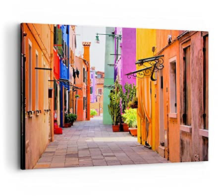 ARTTOR Leinwandbild 100x70cm Wandbild Architektur Städte - 3583