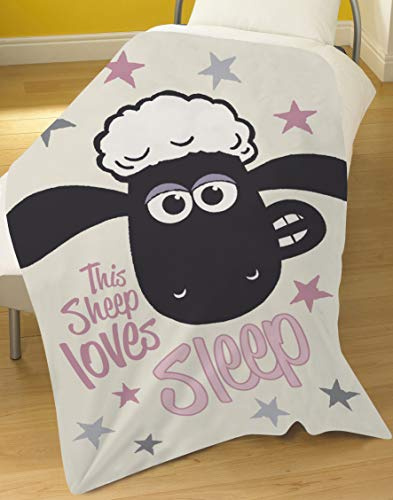Shaun The Sheep Fleece Blanket, Polyester, Multi, 100 x 150cm