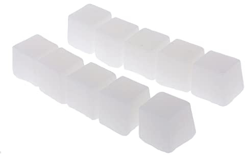 dailymall 10 Stü Würfel Kerze Wachs Paraffin Wachs Blöcke Für DIY Kerze, Weiß