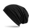 stylx Klassische Beanie Mütze mit edler Strass-Nieten Applikation, Unisex (schwarz)
