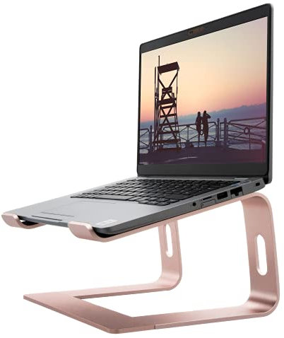 konsol Laptop ständer: Konsol Ergonomisch Aluminium Notebook Ständer, Demontierbar, Tragbarer, Riser Kompatibel mit Laptop (10 inch~15.9 inch) MacBook, HP, Dell, Lenovo, Samsung, Acer