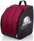 Rawstyle Skischuhtasche Skistiefeltasche Rucksack Helm für Hart-Soft-Boots Inliner Bootbag Tasche Modell 2 (schwarz-Bordeaux)