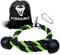 XYZDOUBLE Triceps Rope 70cm/90cm Machine Attachment Cable Nylon Braided Heavy Duty Tricep Rope Cable Attachment for Fitness with Non-Slip HandlesTraining Multi Gym Fitness Workout Gym or Home Green
