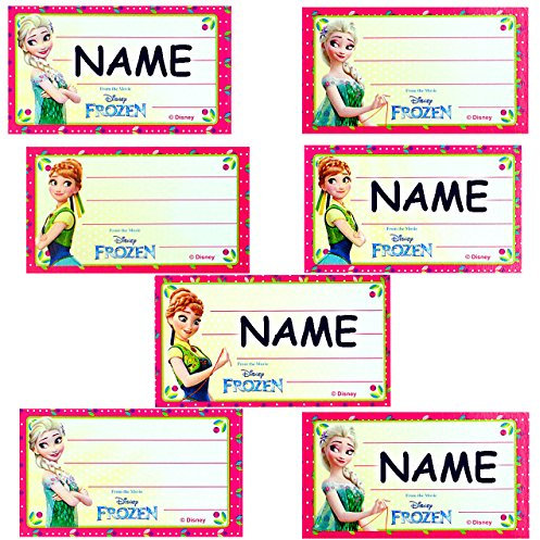 alles-meine.de GmbH 21 STK. Sticker z.B. für Hefte/Geschenke - Frozen - die Eiskönigin - Heftetiketten für den Namen - Schulheft/Namensaufkleber - selbstklebend - Namense..