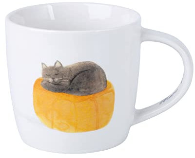 Maxwell & Williams DX1219 Feline Friends - Tazza in porcellana, multicolore, 400 ml, in confezione regalo