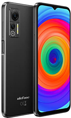 Ulefone Android 12 4G Smartphone ohne Vertrag Note 14, 3-Karten-Steckplatz, Helio A22 Quad Core 3GB+16GB, DUAL-SIM Handy, 6,52'' HD+, 8MP+5MP Kamera, 4500mAh Akku, Gesichts Entsperrung GPS Schwarz
