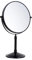 Nicesail Kosmetikspiegel Schwarz Stehend Schminkspiegel mit Vergrößerung 5x/1x Tischspiegel Messing 360° Schwenkbar Doppelseitiger Spiegel Rasierspiegel Stehend,Durchmesser 20cm