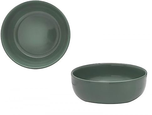 Plato Verde Menta Nordic GRES - Plato Hondo