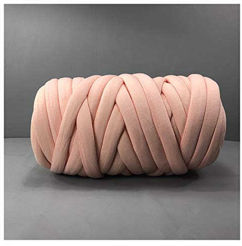 Armstrickgarn 1 kg/pcs Dicke sperrige klobige Garne for Hand stricken Häkeln weiche große Baumwolle DIY Arm Roving Spinnende Decke Handstrickgarne (Color : Blood tooth red)