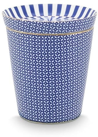 Pip Studio Royal Tiles Becher & Teebeutelablage Set blau 230 ml